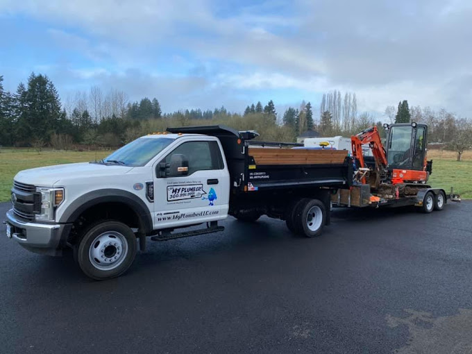 Plumbing truck in Vancouver, WA